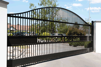 Steel Entrance gate with BFT automatic gate motor